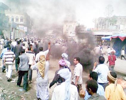 من أعمال الشغب/ إرشيف