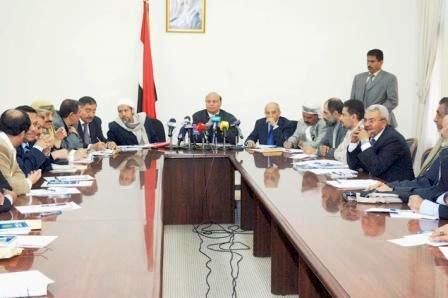 عبد ربه منصور يترأس الاجتماع أمس