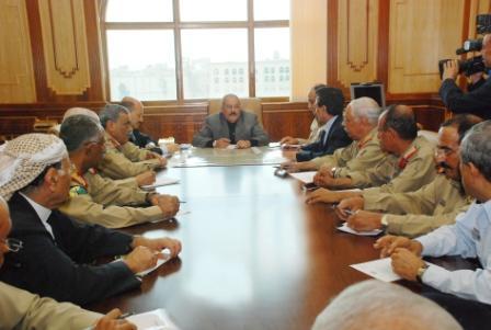 رئيس الجمهورية يترأس اجتماع قيادتي وزارتي الدفاع والداخلية أمس