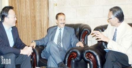 م/ هشام شرف لدى استقباله الوفد الياباني أمس