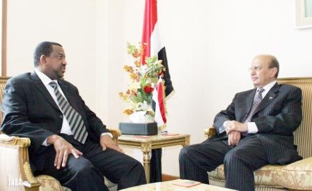 وزير الخارجية خلال استقباله نظيره السوداني