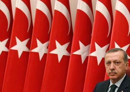 رئيس الوزراء التركي طيب اردوغان في اجتماع بأنقرة