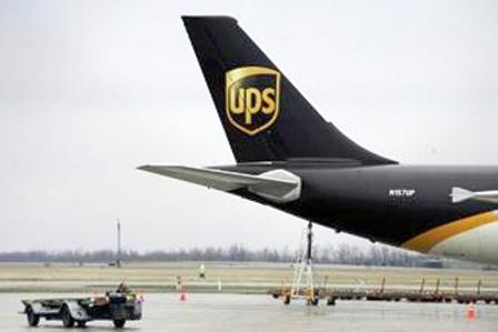 طائرة الشحن التابعة لشركة UPS الأمريكية