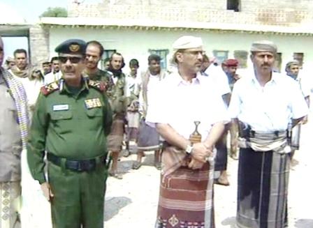 الميسري والزوعري يتفقدان القوات الأمنية بمديرية لودر