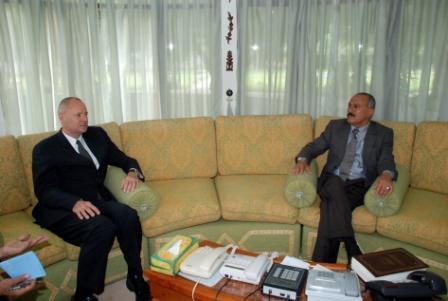 رئيس الجمهورية لدى استقباله سفير جمهورية ألمانيا الاتحادية