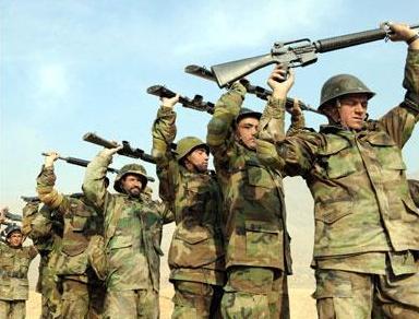 تدريب جنود افغان في كابول