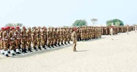 جانب من الوحدات العسكرية والأمنية