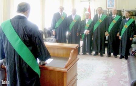 رؤساء عضاء الشعب الاستئنافية يؤدون اليمين القانونية