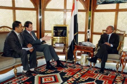 رئيس الجمهورية لدى استقباله السفير البريطاني أمس