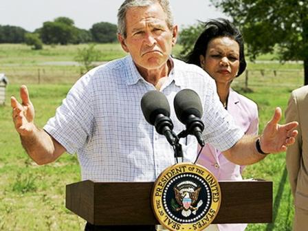 بوش الابن في الكويت