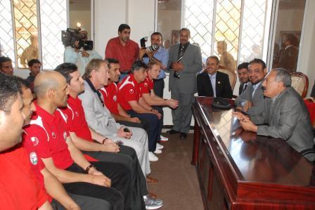 .. ويلتقي أعضاء المنتخب الوطني