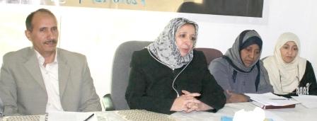 من ورشة العمل لمشروع دعم الفئات المستضعفة بصنعاء