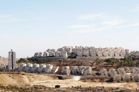 منظر عام لمستوطنة يهودية قرب القدس