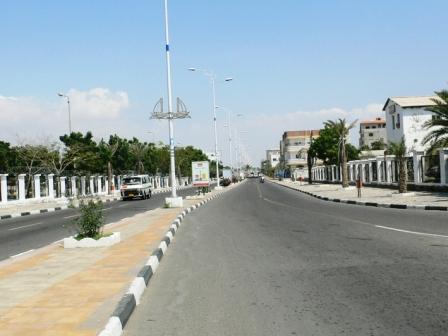 أحد شوارع مديرية البريقة
