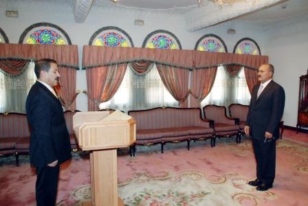 هشام شرف يؤدي اليمين الدستورية أمام رئيس الجمهورية أمس