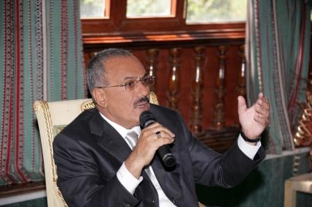 رئيس الجمهورية في كلمته أمام أبناء محافظة عمران أمس