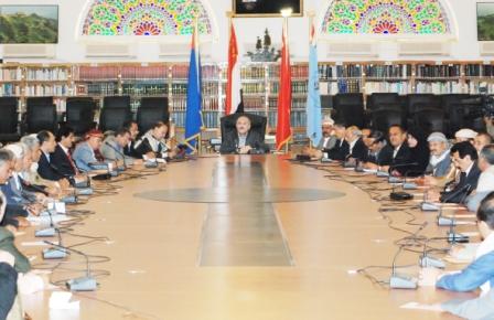 رئيس الجمهورية يرأس اجتماع للمجلس الأعلى لأحزاب التحالف الوطني أمس