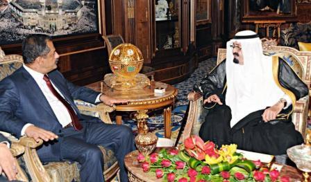 د. علي محمد مجور لدى لقائه خادم الحرمين الشريفين