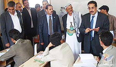 الدكتور عبد السلام الجوفي يدشن امتحانات الشهادة الثانوية العامة بقسميها العلمي والأدبي