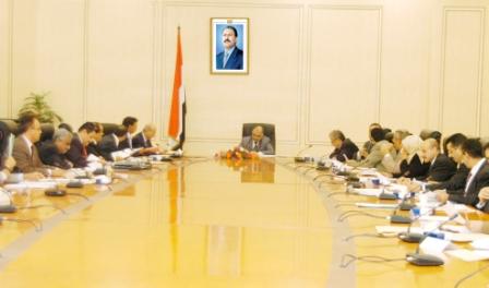 مجلس الوزراء في اجتماعه الأسبوعي أمس