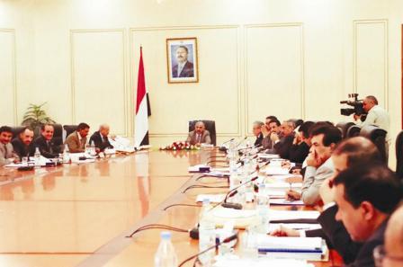 مجلس الوزراء في اجتماعه الأسبوعي أمس