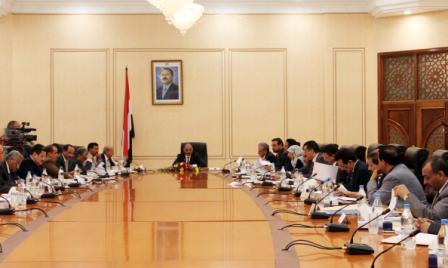 من اجتماع مجلس الوزراء أمس