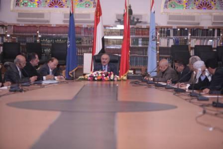 رئيس الجمهورية يرأس الاجتماع المشترك للجنة العامة للمؤتمر وقيادات أحزاب التحالف الوطني أمس