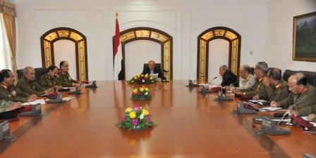 نائب الرئيس يترأس اجتماع اللجنة العسكرية أمس