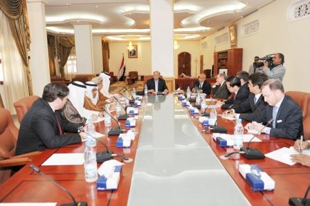 نائب الرئيس لدى لقائه سفراء دول مجلس الأمن والاتحاد الأوروبي وسفراء دول مجلس التعاون الخليجي أمس