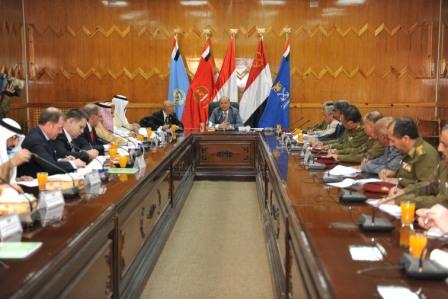 نائب الرئيس لدى ترؤسه اجتماع اللجنة العسكرية والأمنية أمس