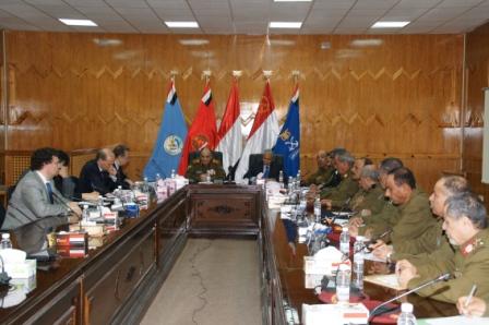 من اجتماع اللجنة العسكرية أمس