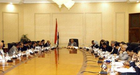 من اجتماع مجلس الوزراء أمس