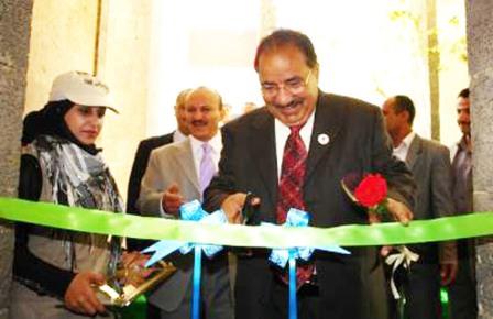 الجندي لدى افتتاحه (مركز الإعلام التقدمي)