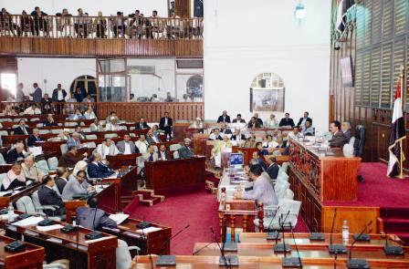 من جلسة مجلس النواب أمس