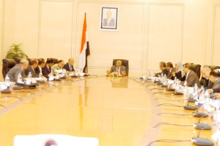 مجلس الوزراء في اجتماعه الأسبوعي أمس