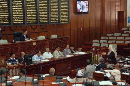 من جلسة مجلس النواب أمس