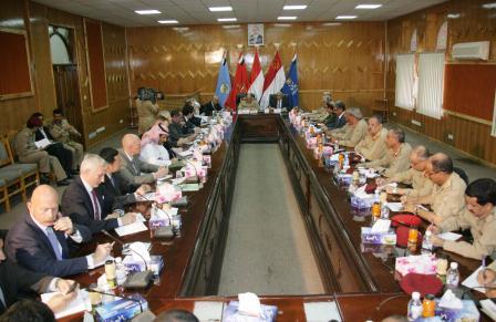 من اجتماع اللجنة العسكرية أمس