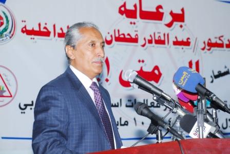 وزير الداخلية يدشن فعاليات أسبوع المرور العربي الموحد