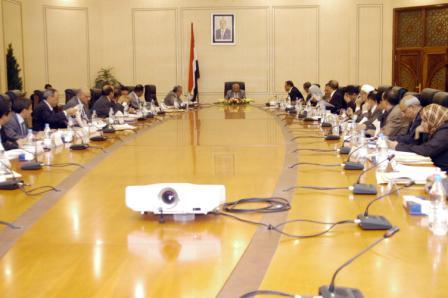 من اجتماع مجلس الوزراء أمس