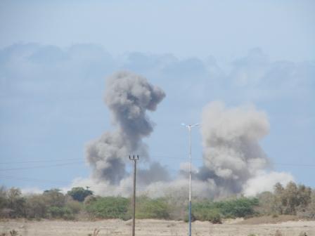 جانب من الأعمال الإرهابية في أبين