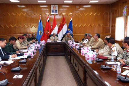 من اجتماع اللجنة العسكرية أمس