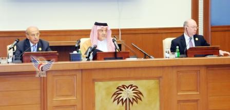 من المؤتمر الصحفي المشترك لوزيري خارجيتي اليمن والسعودية