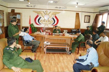 اللقاء الأمني بمحافظة عدن المكرس لمناقشة سير أداء الأجهزة الأمنية