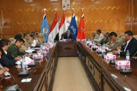 من اجتماع اللجنة العسكرية أمس