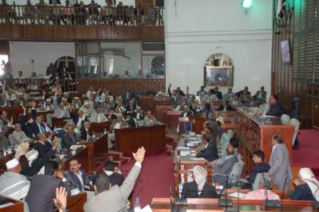 من جلسة مجلس النواب أمس