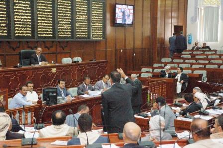 من جلسة مجلس النواب أمس