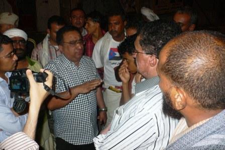رئيس التحرير لدى زيارته ساحة الشهداء في المنصورة