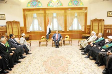 رئيس الجمهورية يلتقي أعضاء المحكمة العليا أمس