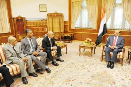 رئيس الجمهورية يستقبل  رئيس المنتدى الإنساني العالمي