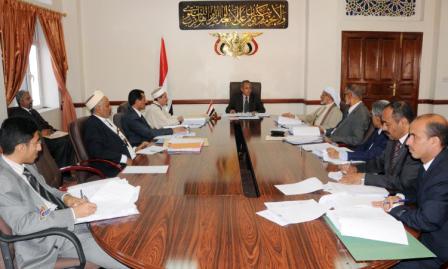 من اجتماع مجلس القضاء الأعلى أمس